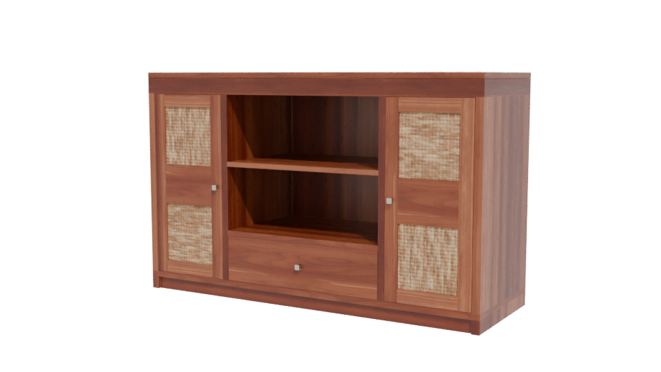 Stylish Wooden Console Table 3D - Professional 3D Model Render 12