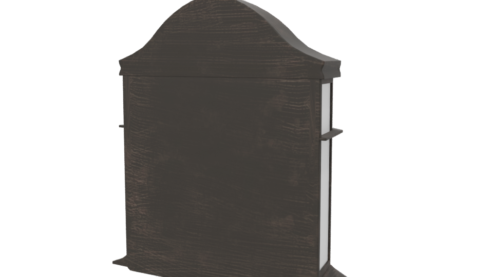 Elegant Octagonal Lantern Model - Professional 3D Model Render 6