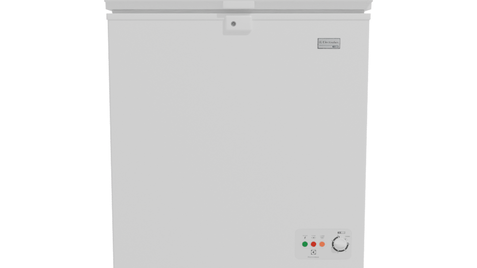 Compact Chest Freezer 3D Model - Professional 3D Model Render 11