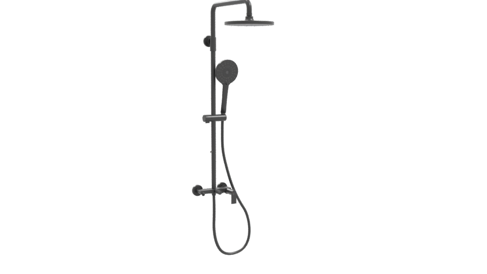 Sleek Modern Shower System 3D - Professional 3D Model Render 10