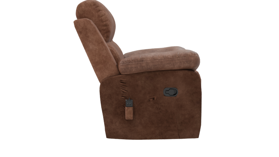 Stylish Modern Recliner Armchair 3D Model - Professional 3D Model Render 8