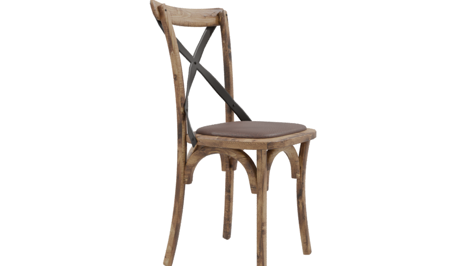 Corsica Dining Chair 3D Model - Professional 3D Model Render 9