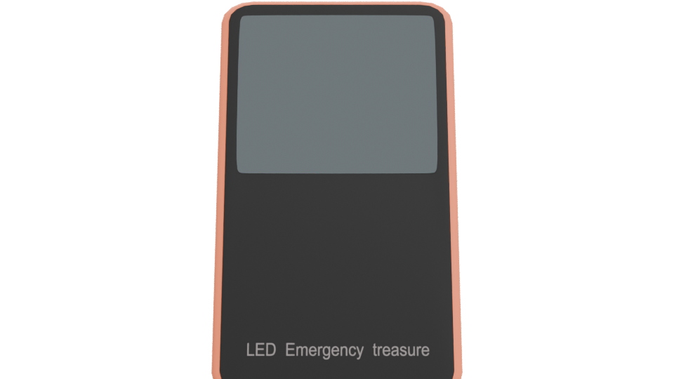 Stylish LED Emergency Light 3D - Professional 3D Model Render 11