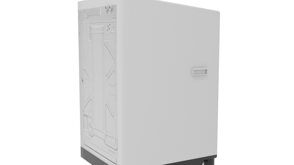 Top-Loading Washing Machine Model - Professional 3D Model Render 7