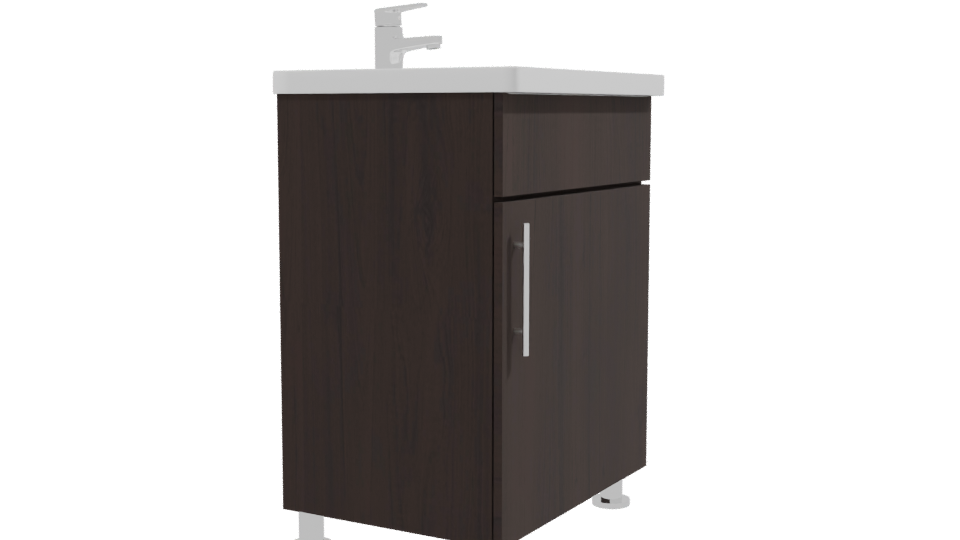 Contemporary Bathroom Vanity Unit 3D - Professional 3D Model Render 9
