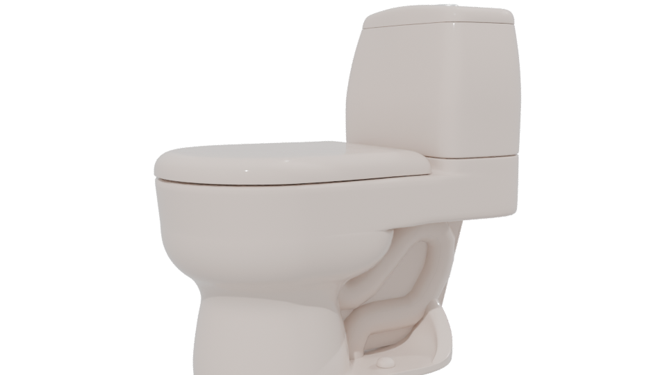 Stylish Bathroom Toilet Model 3D - Professional 3D Model Render 13