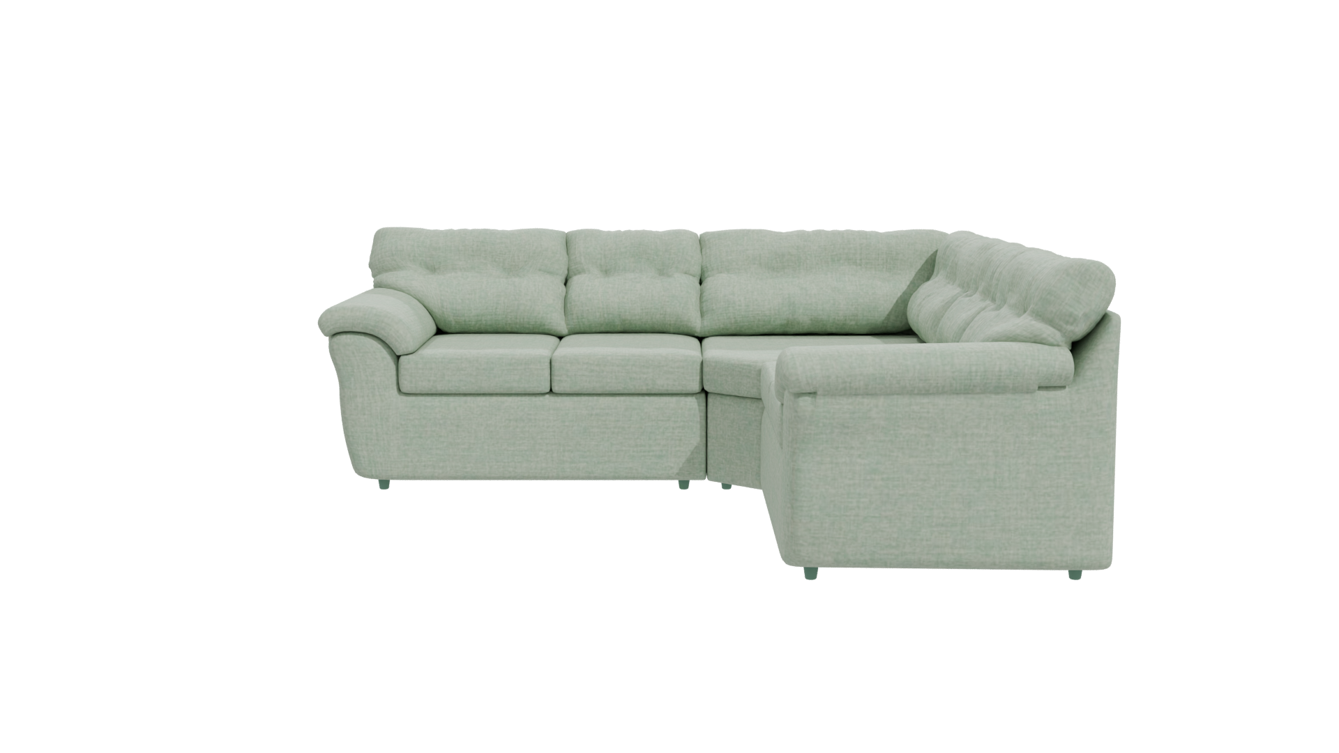 Stylish L-Shaped Sofa 3D Model - Professional 3D Model Render 26