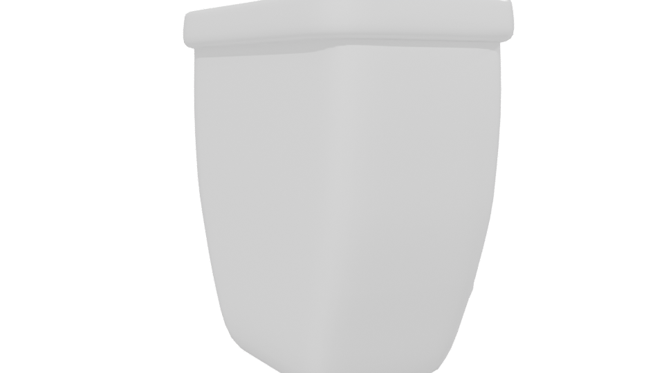 Stylish Minimalist Toilet Model - Professional 3D Model Render 13