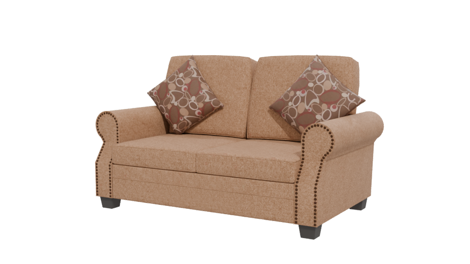 Stylish Sofa with Cushions - Professional 3D Model Render 12