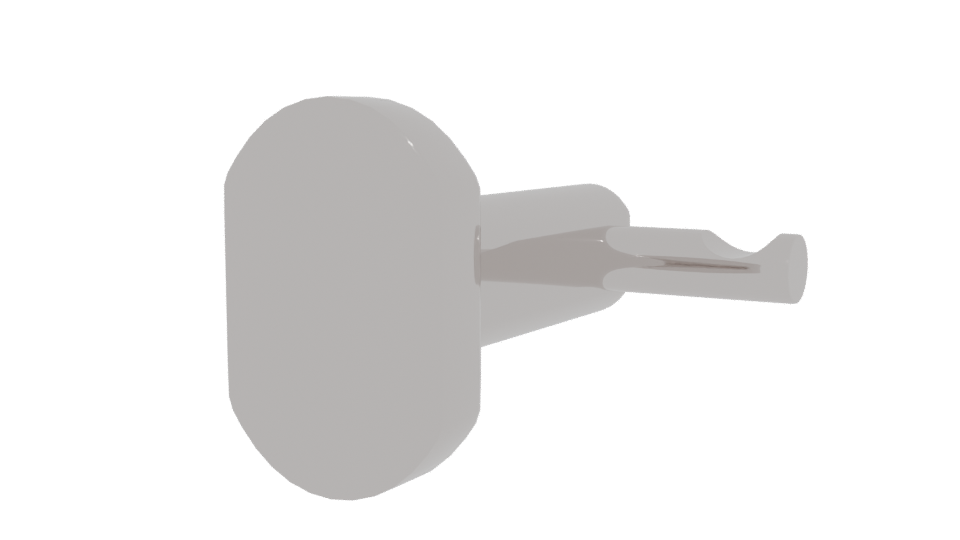 Stylish Wall Hook 3D Model - Professional 3D Model Render 6