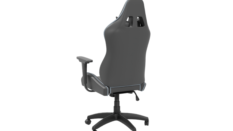 Ergonomic Gaming Chair 3D Model - Professional 3D Model Render 4
