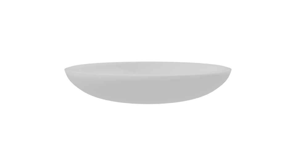 Elegant Ceramic Serving Dish 3D Model - Professional 3D Model Render 8
