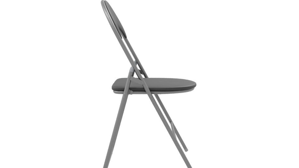 Minimalist Folding Chair 3D Model - Professional 3D Model Render 8