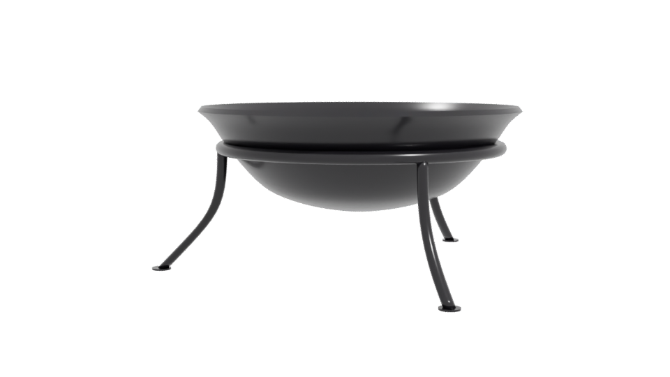 Modern Outdoor Fire Pit 3D - Professional 3D Model Render 11