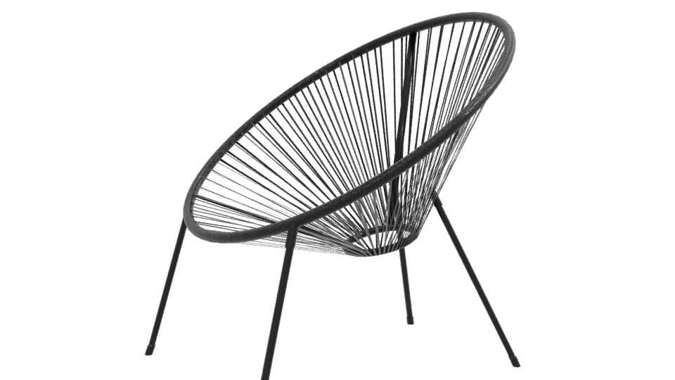 Stylish Modern Lounge Chair 3D - Professional 3D Model Render 13