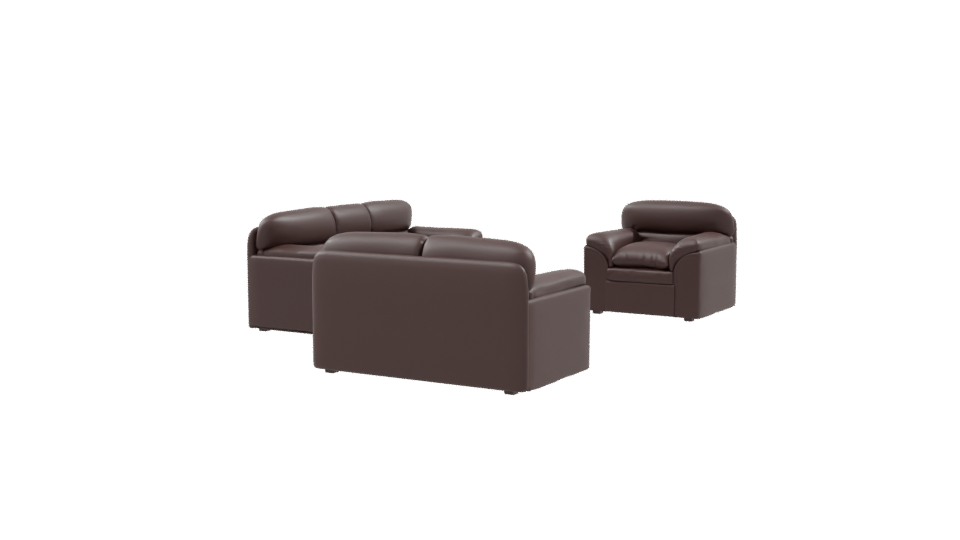 Modern Living Room Sofa Set 3D - Professional 3D Model Render 9