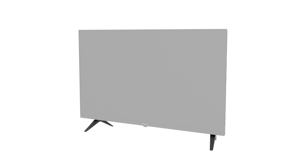 Sleek Modern LED TV Model - Professional 3D Model Render 12