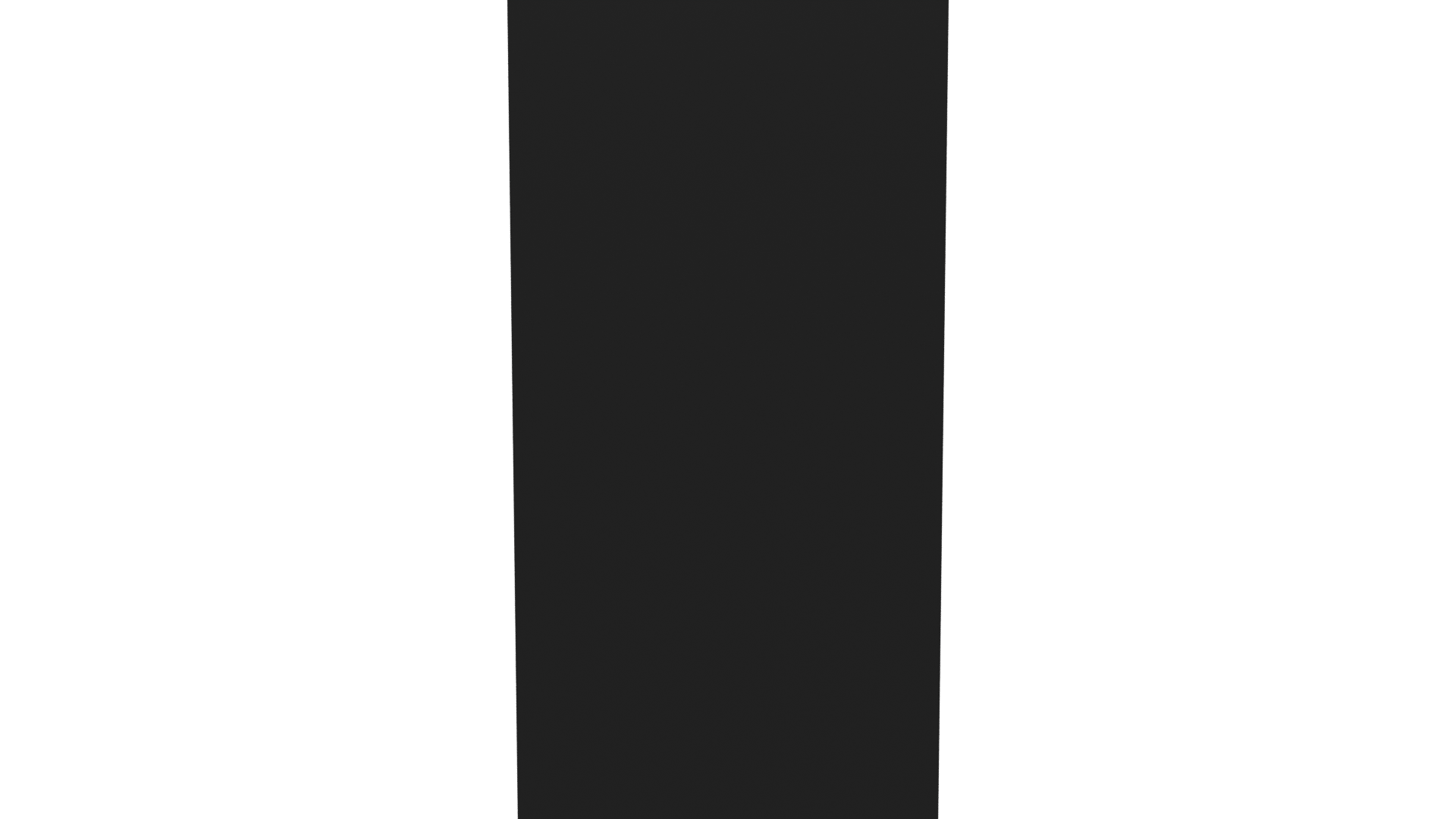 Sleek Glass Front Wine Cooler 3D Model - Professional 3D Model Render 2