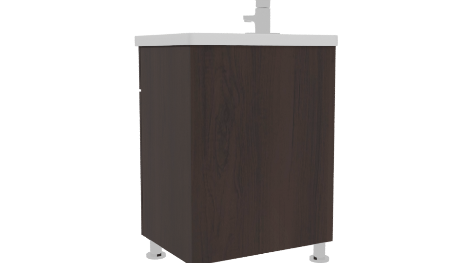 Contemporary Bathroom Vanity Unit 3D - Professional 3D Model Render 4