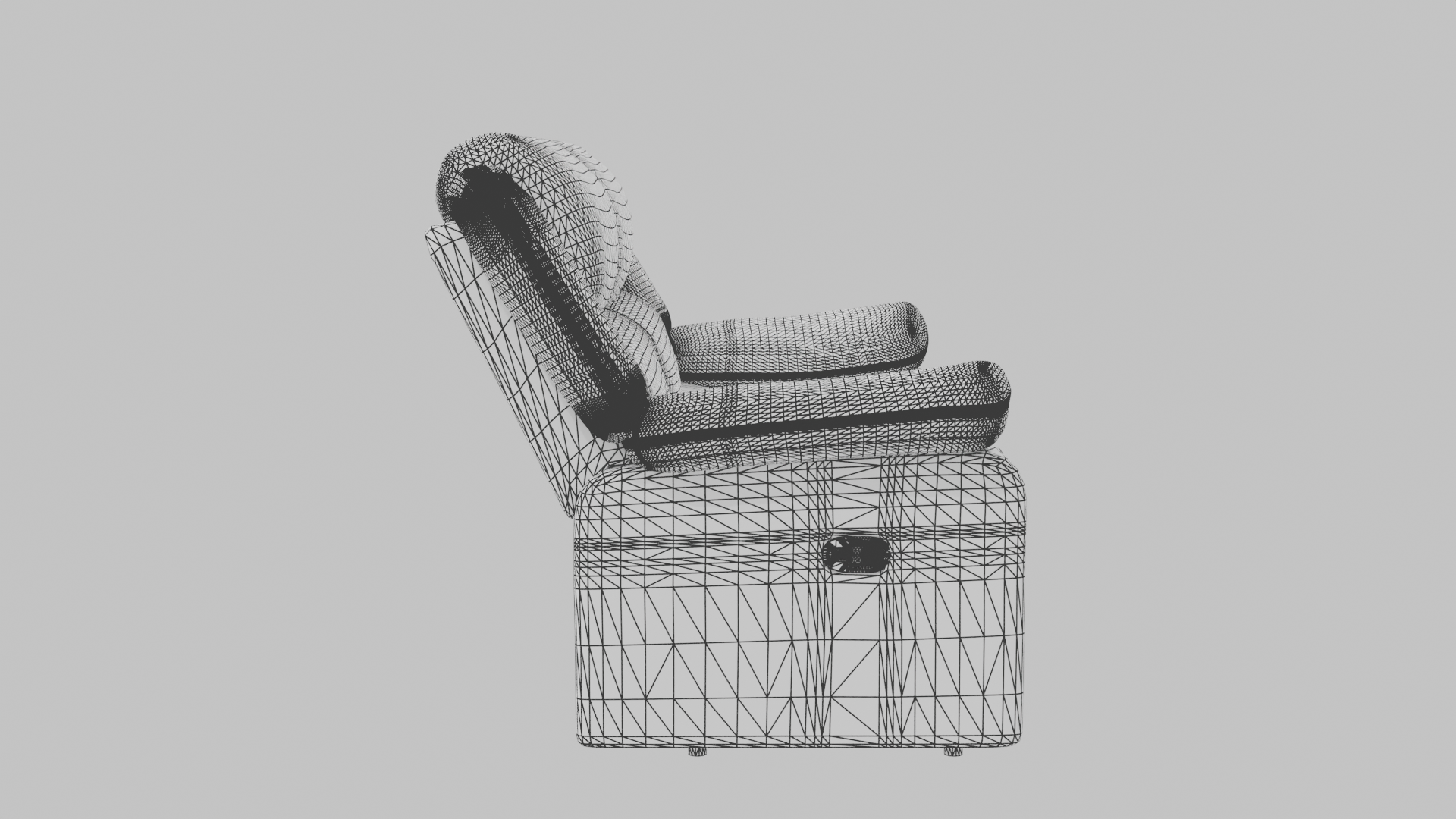 Stylish Modern Reclining Sofa 3D - Professional 3D Model Render 15