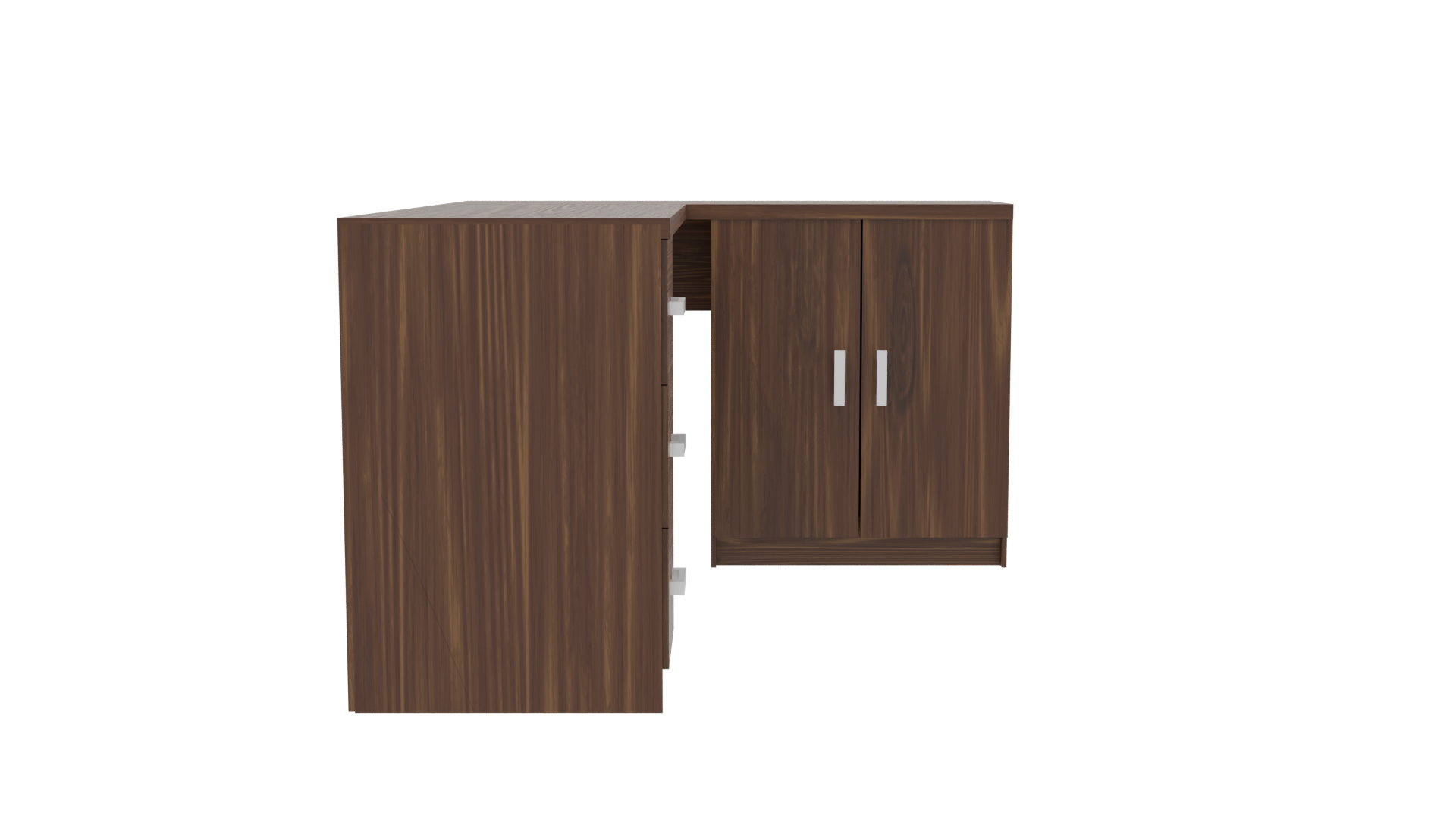 Stylish Office Desk 3D Model - Professional 3D Model Render 8