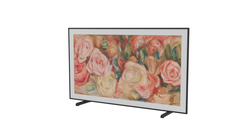 Roses Painting 3D Model - Professional 3D Model Render 12