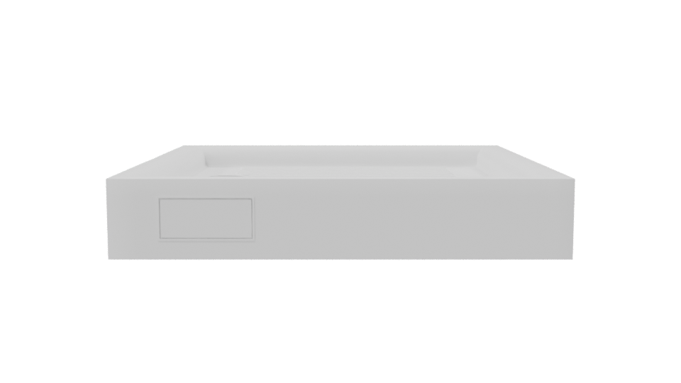 Stylish Square Shower Base 3D - Professional 3D Model Render 8