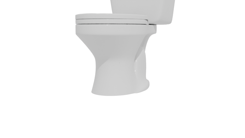 Stylish Bathroom Toilet 3D Model - Professional 3D Model Render 12