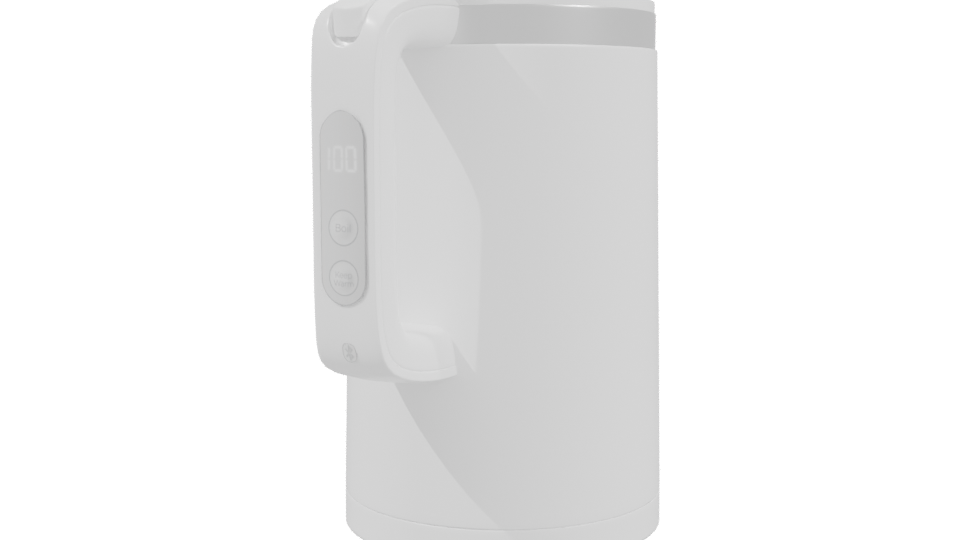 Stylish Electric Kettle 3D Model - Professional 3D Model Render 3