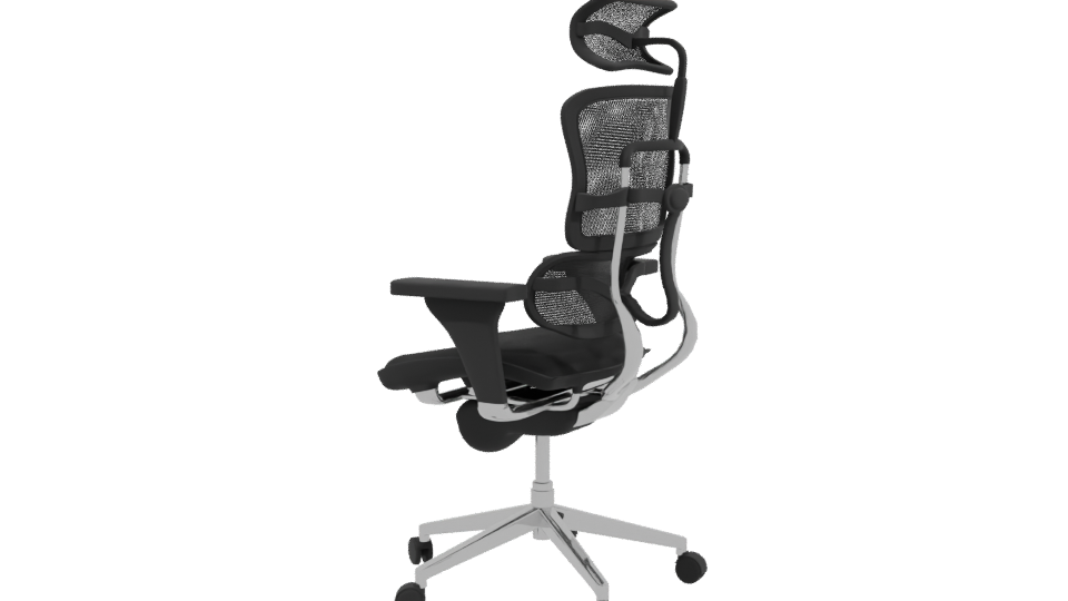 Ergonomic Modern Office Chair 3D Model - Professional 3D Model Render 3