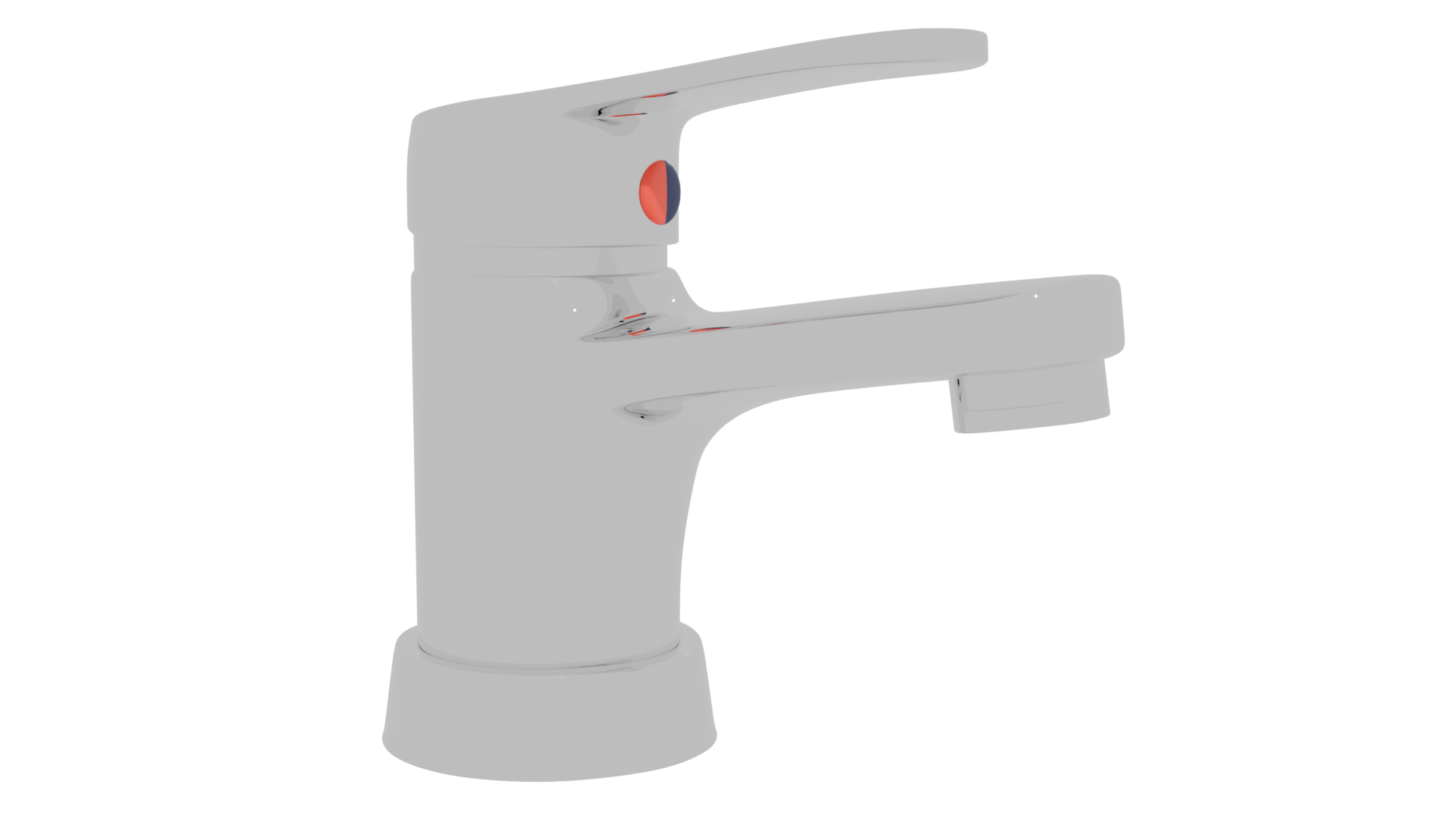 Stylish Kitchen Faucet 3D Model - Professional 3D Model Render 24