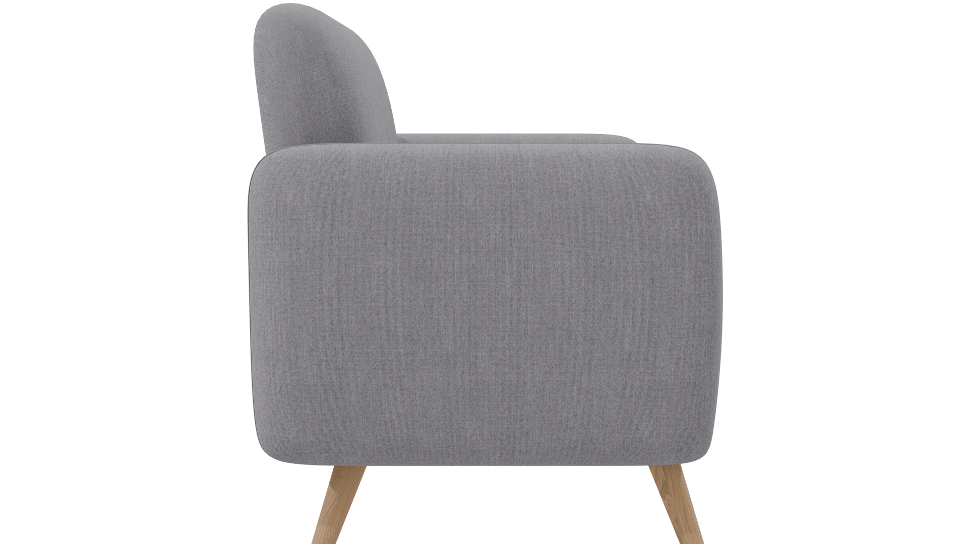 Stylish Modern Fabric Armchair 3D Model - Professional 3D Model Render 8