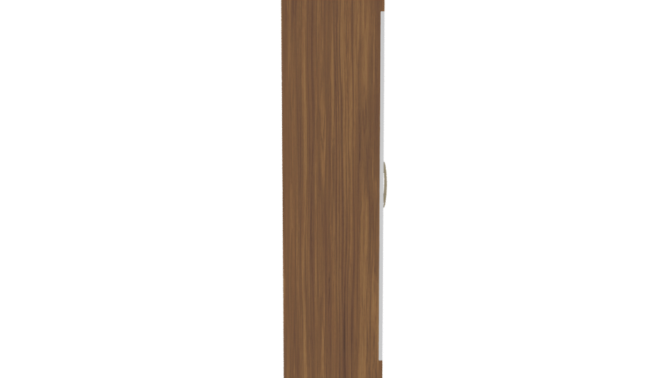 Stylish White Wardrobe 3D Model - Professional 3D Model Render 8