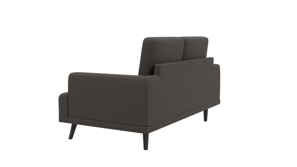 Modern Dark Gray Sofa 3D - Professional 3D Model Render 3