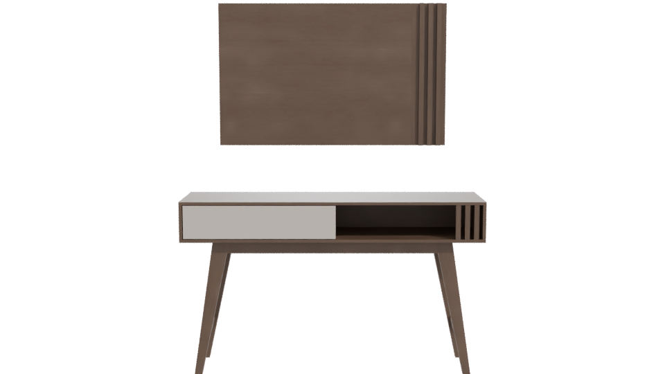 Minimalist Vanity Table Model 3D - Professional 3D Model Render 11