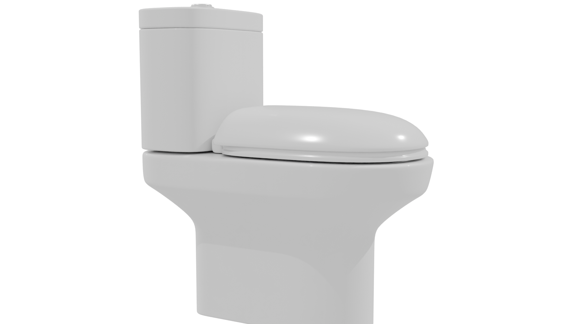 Sleek Modern Bathroom Toilet 3D Model - Professional 3D Model Render 21