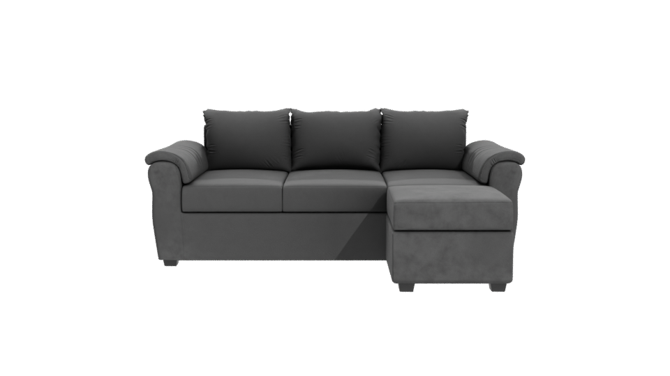 Stylish Modern Sofa 3D Model - Professional 3D Model Render 11
