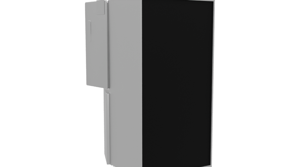 Modern Refrigerator 3D Model - Professional 3D Model Render 4