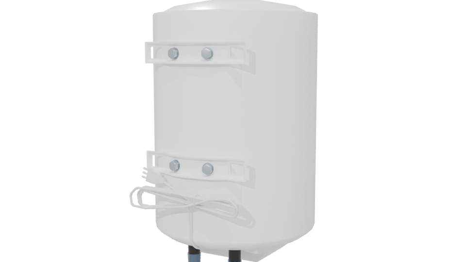 Stylish Electric Water Heater 3D - Professional 3D Model Render 6