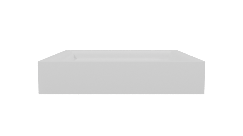 Square Shower Tray 3D Model - Professional 3D Model Render 2