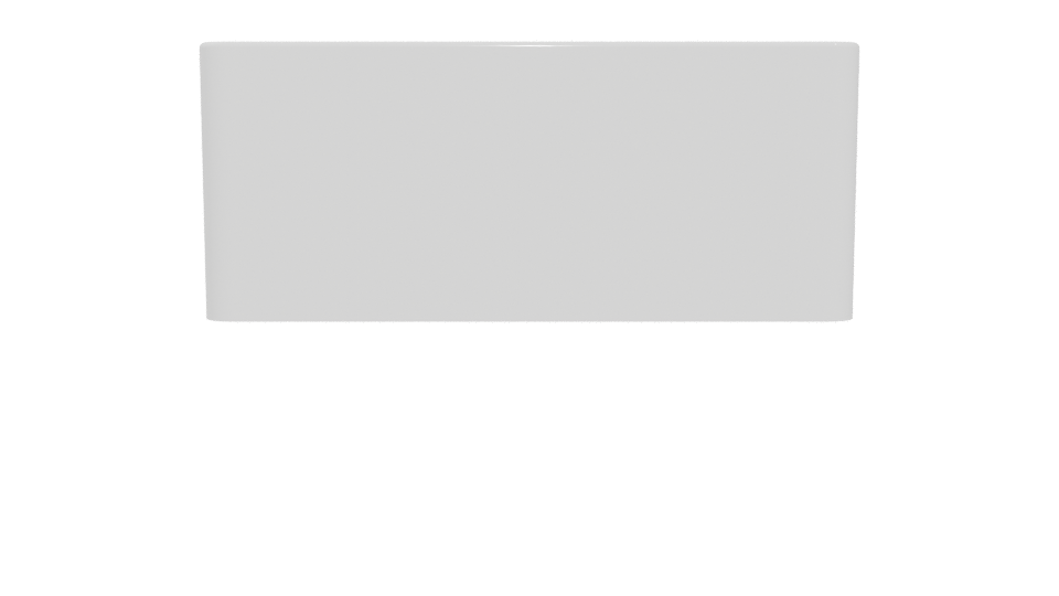 Modern Rectangular Bathtub 3D - Professional 3D Model Render 5