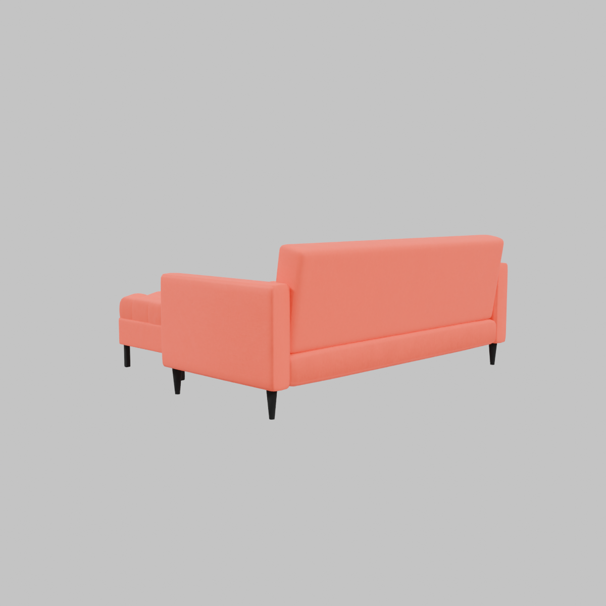 sofa-retro-3c-2-poufs-felpa-naranjo