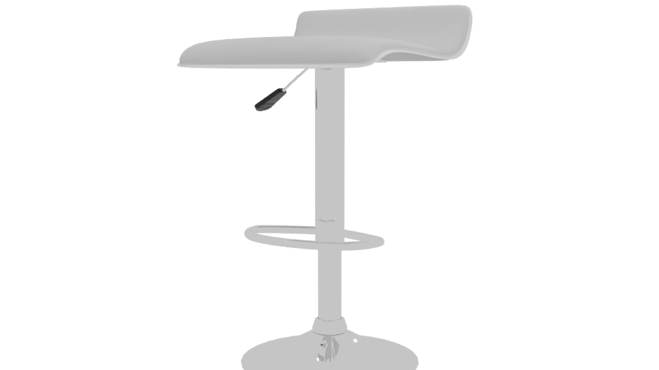 Stylish Bar Stool 3D Model - Professional 3D Model Render 12