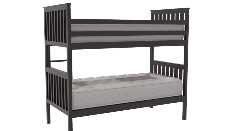 Stylish Baby Crib 3D Model - Professional 3D Model Render 7