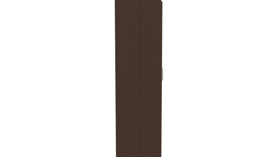 Stylish Wooden Wardrobe with Drawers 3D Model - Professional 3D Model Render 8