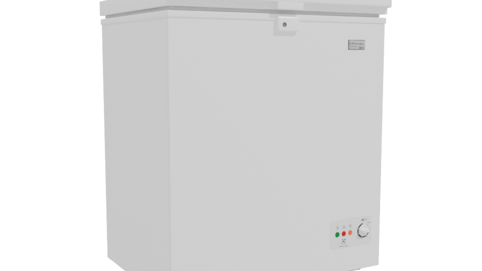 Compact Chest Freezer 3D Model - Professional 3D Model Render 10