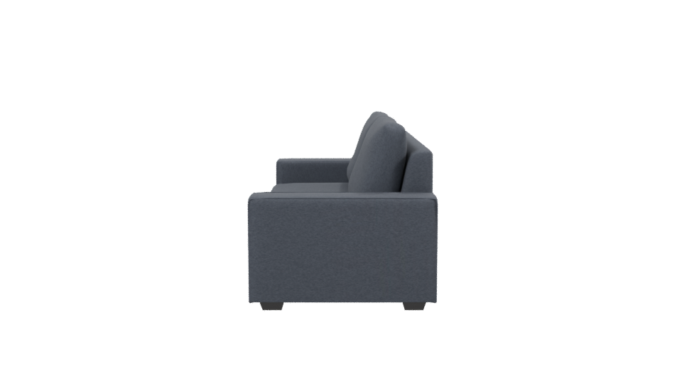 Stylish Modern Two-Seat Sofa 3D Model - Professional 3D Model Render 2