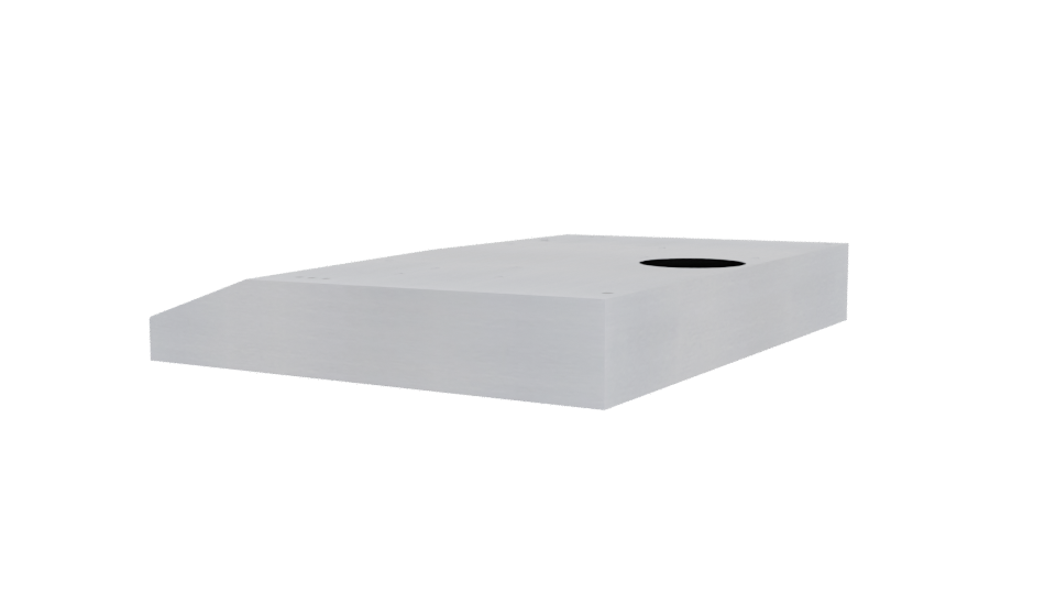 Sleek Kitchen Range Hood Model - Professional 3D Model Render 3