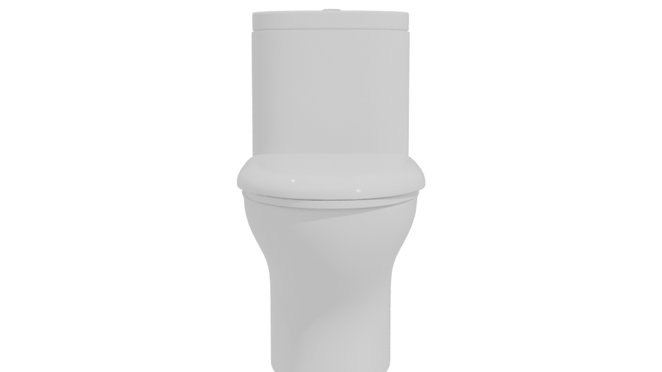Sleek Modern Bathroom Toilet 3D Model - Professional 3D Model Render 11