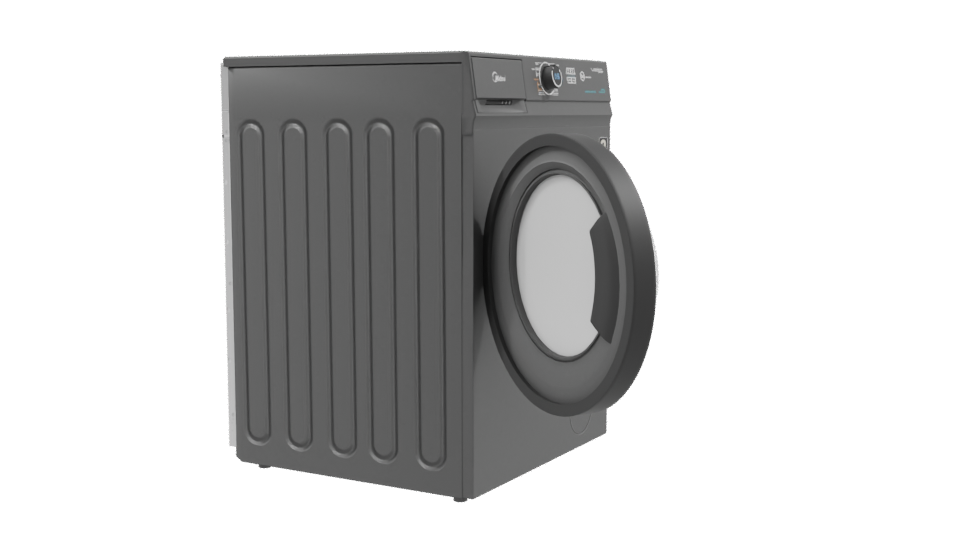 Realistic Front-Loading Washer Model - Professional 3D Model Render 9
